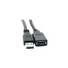 image:imageCABLEMAX USB 30 Cable Extension  Molded A Male to A Female 12 inch Cable1ft