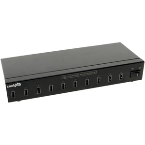 image:imageUSBGear USB Charging Hub HiPower 10Port USB Charger Hub 24A per Port