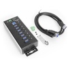 image:imageCoolgear 7 Port USB 32 Gen 1 Industrial Wide Temp Range Hub