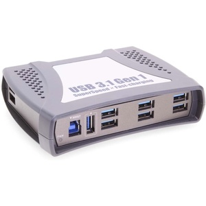 image:imageCoolgear 9 Port USB Device Server  5Gbps Speed  Remote USB Access via Ethernet for Virtual Machines amp Secure Connections