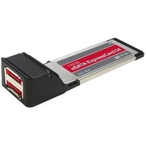 image:imageCoolgear Dual Port ExpressCard 34mm eSATA 3Gbs 300Mbps SATA II Card RAID